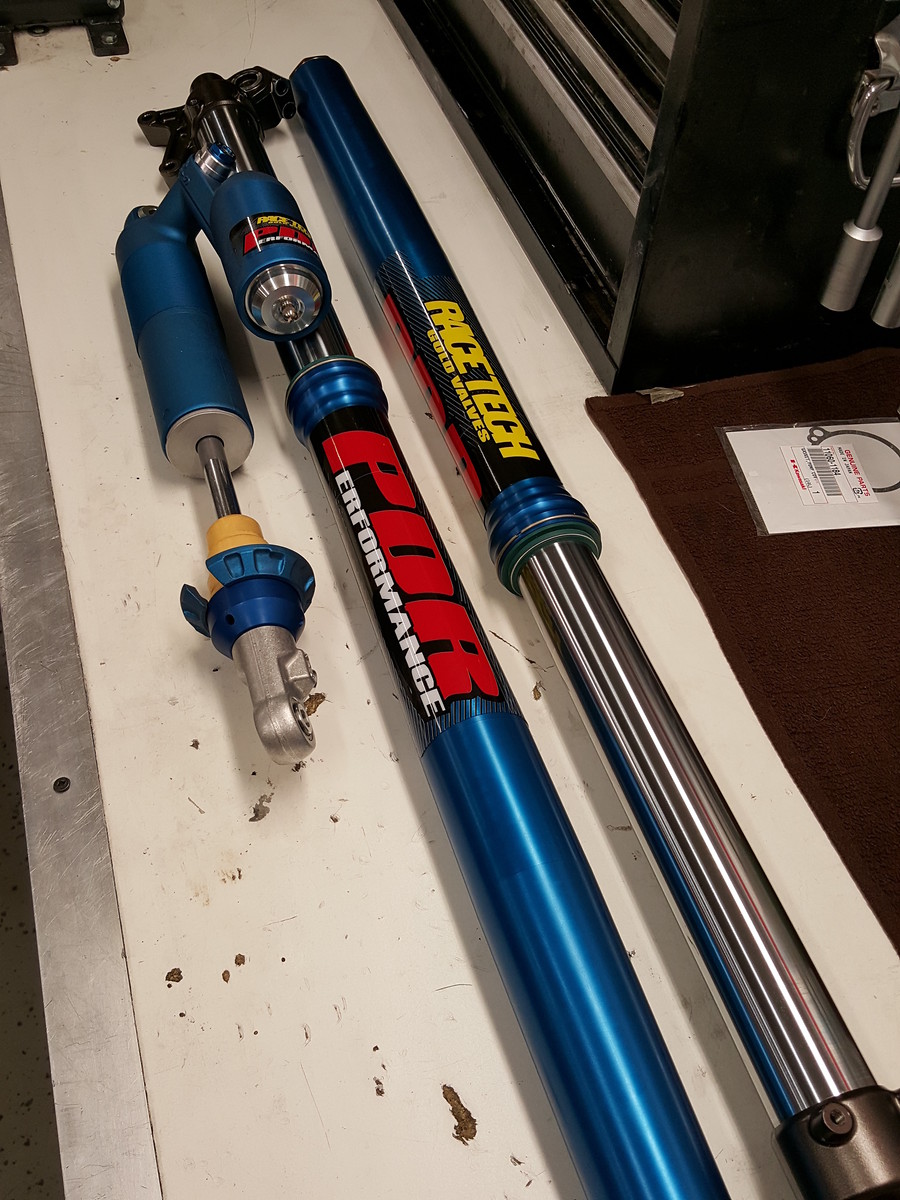 Blue Anodized Suspension PICTURES Tech Help/Race Shop Motocross