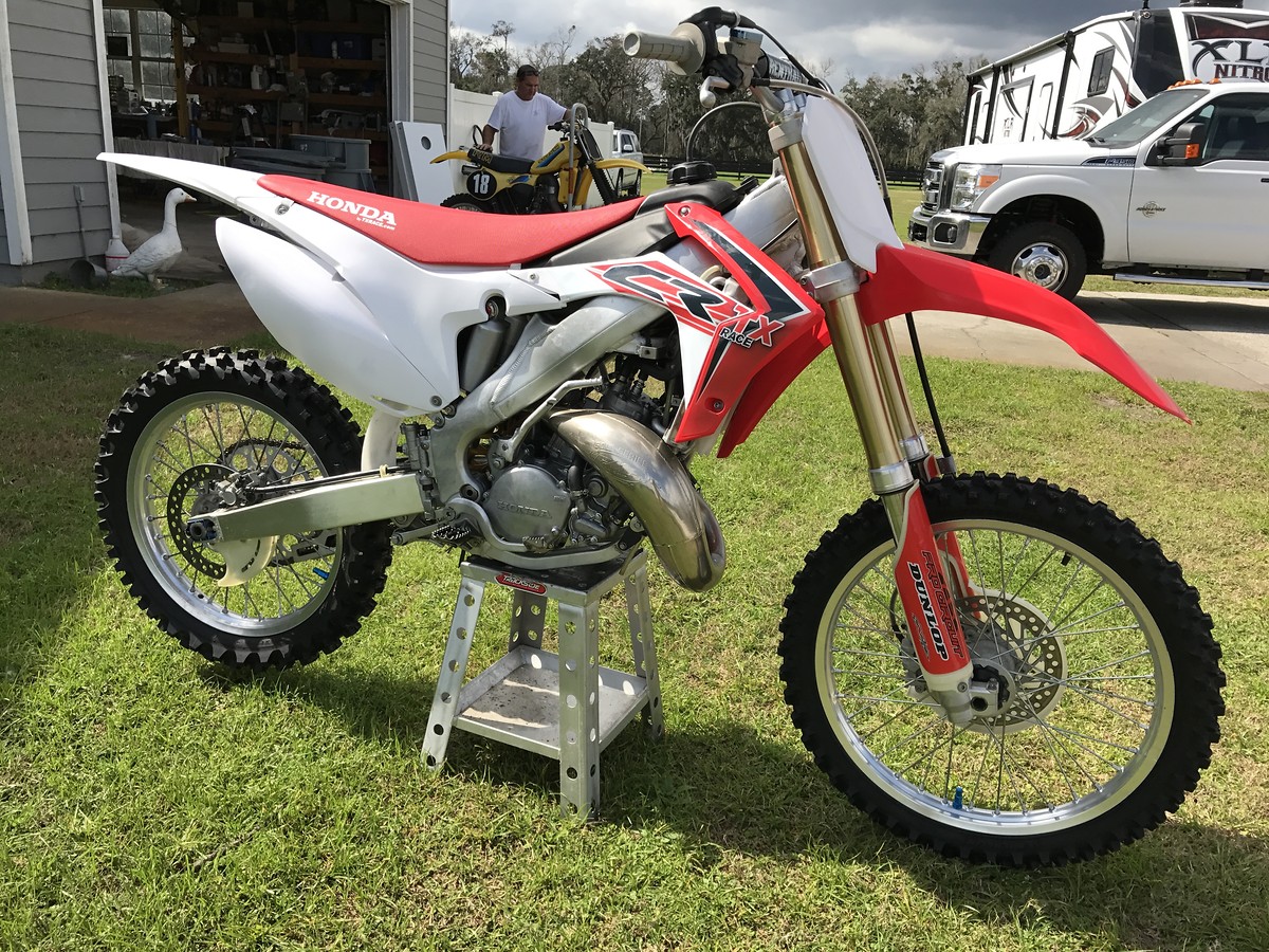 04 CR125 to 2016 Plastics conversion. Old School Moto Motocross