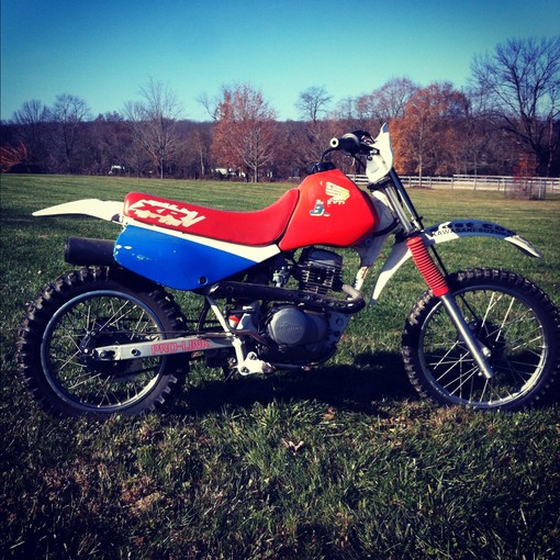 1990 Honda xr80 #4