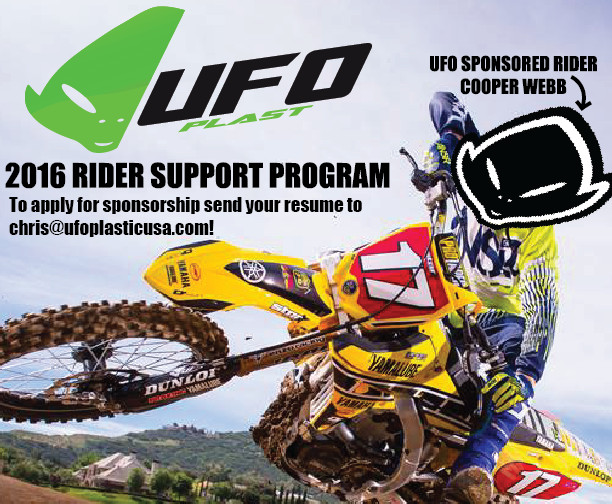 motocross sponsorship resume