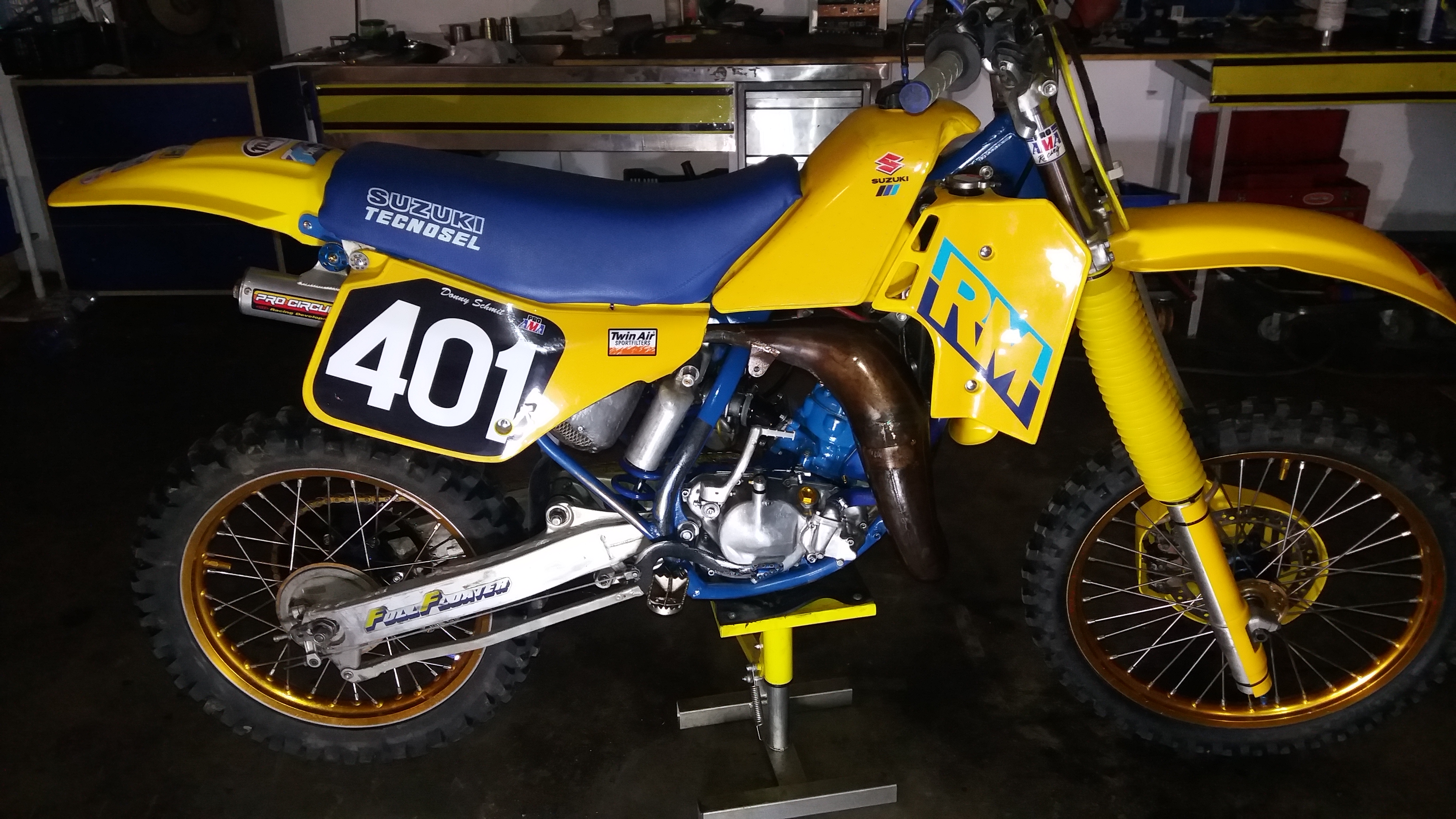 RaceService SUZUKI RM 125 1987 RaceService's Bike Check Vital MX