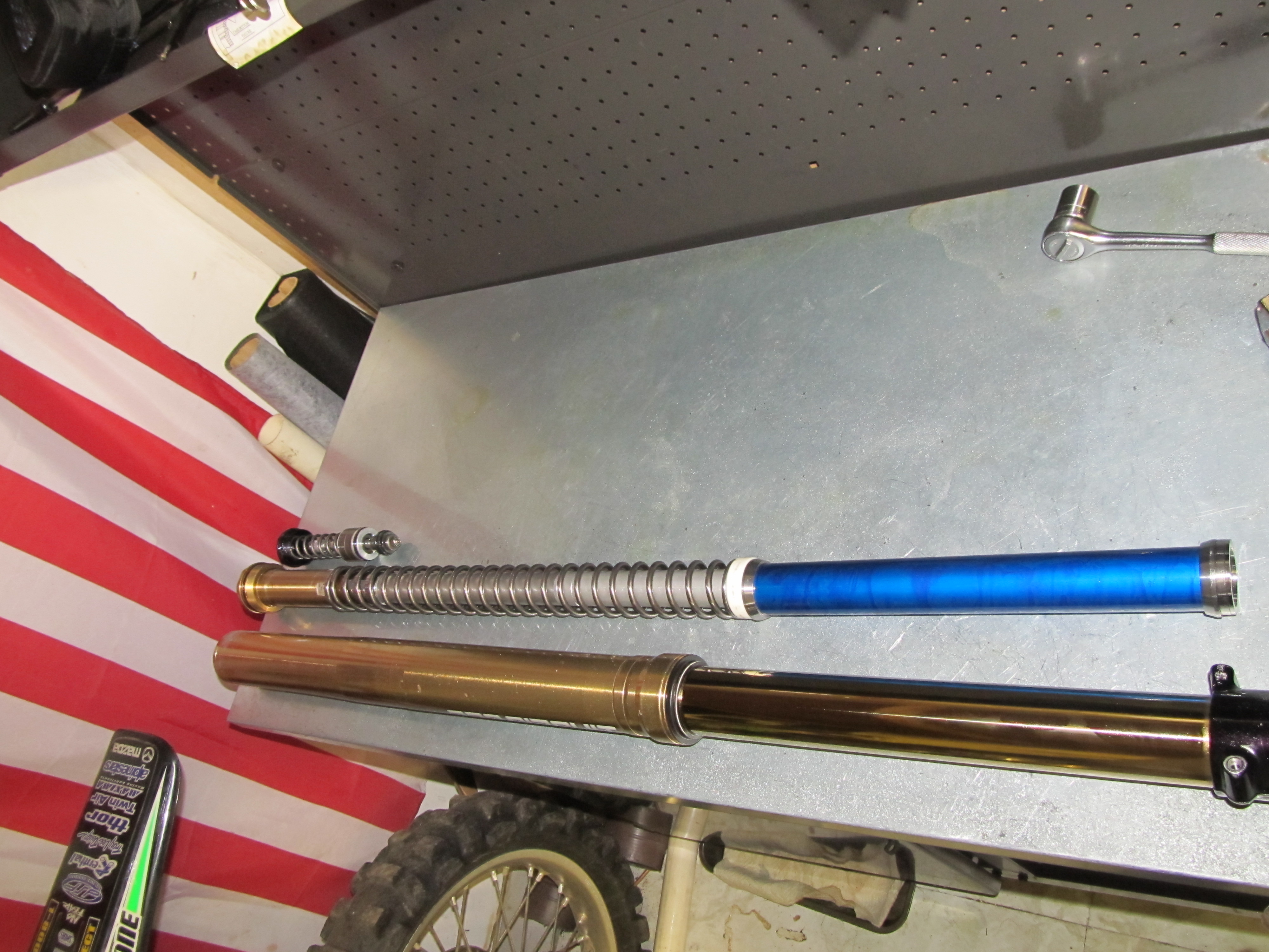 showa a kit pro circuit fork disassembly50 DJFMXpro Motocross