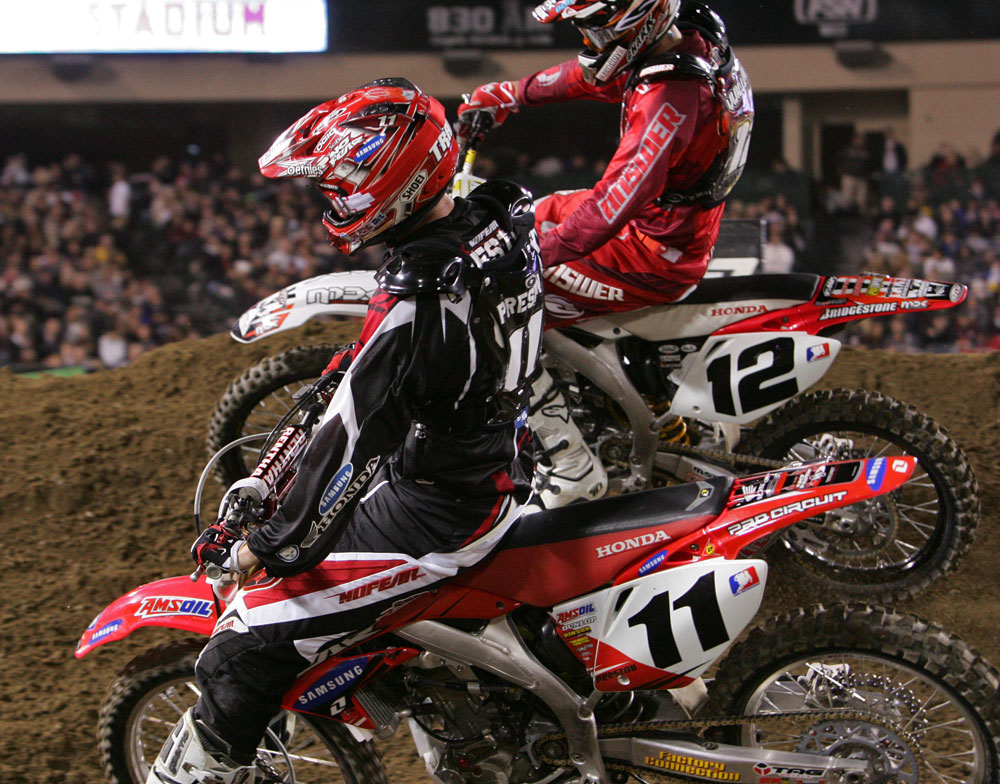 Travis Preston and David Vuillemin - 2007 Amp’d Mobile Supercross