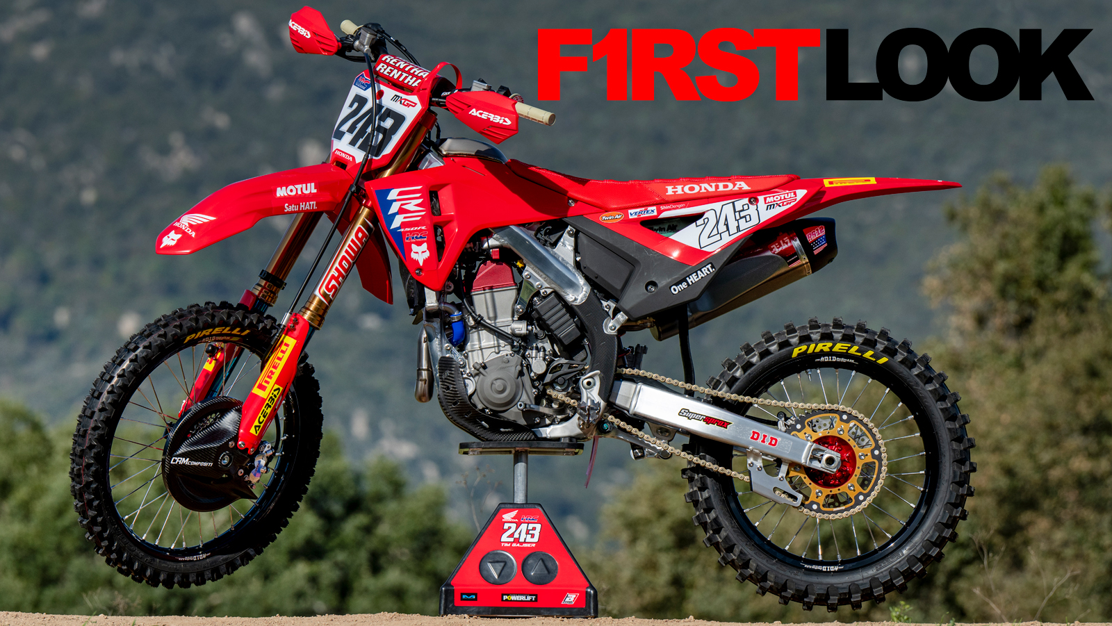 First Look 2025 CRF450RWE and the 2025 HRC MXGP Team Motocross