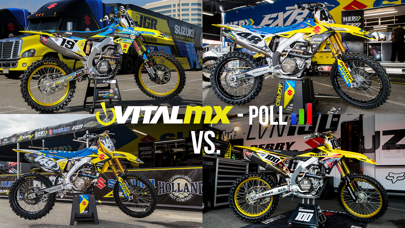 Vital MX Bike Face-Off: JGR vs LVN100 vs HEP Suzuki - Motocross