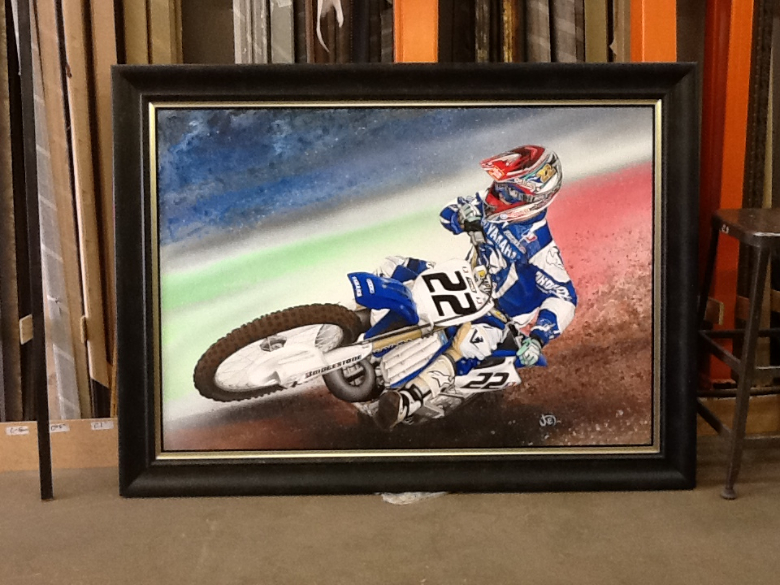 Chad Reed painting for sale - charity - Moto-Related - Motocross Forums ...