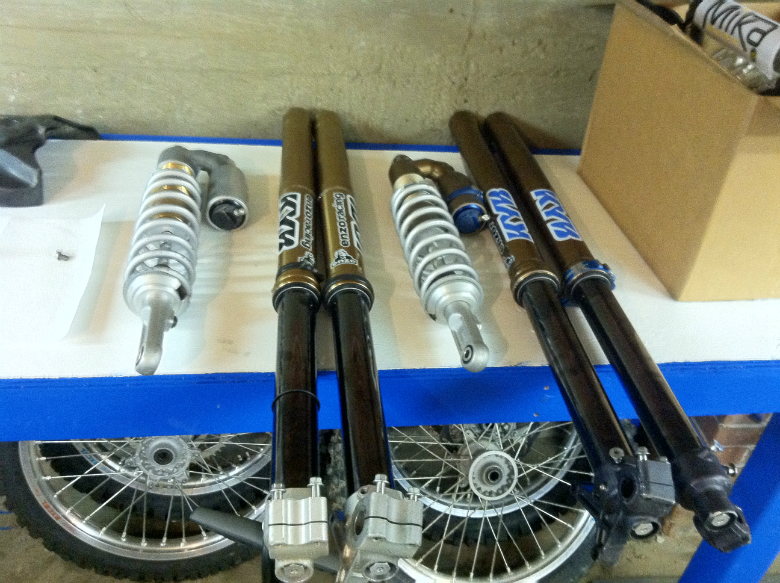 kyb two piece works shock for kx Tech Help/Race Shop Motocross