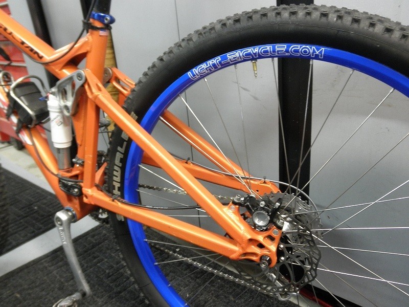 blue mtb rims