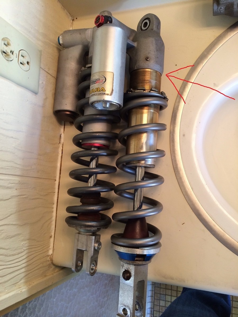 kyb two piece works shock for kx tech help race shop motocross works shock