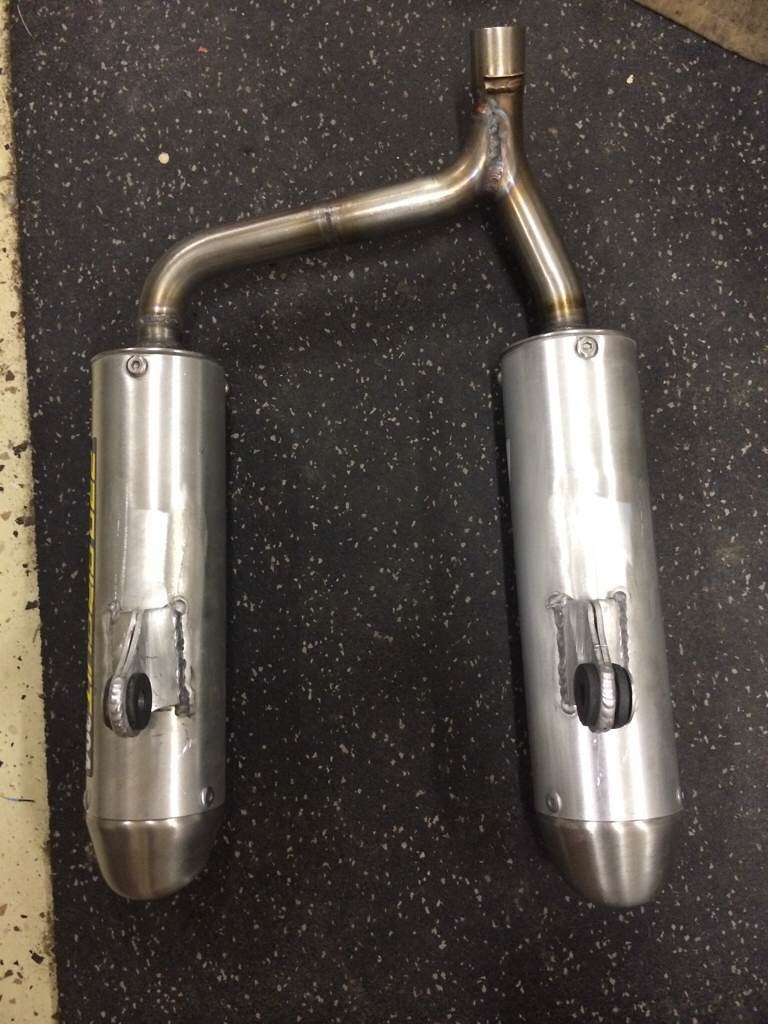 2 stroke muffler