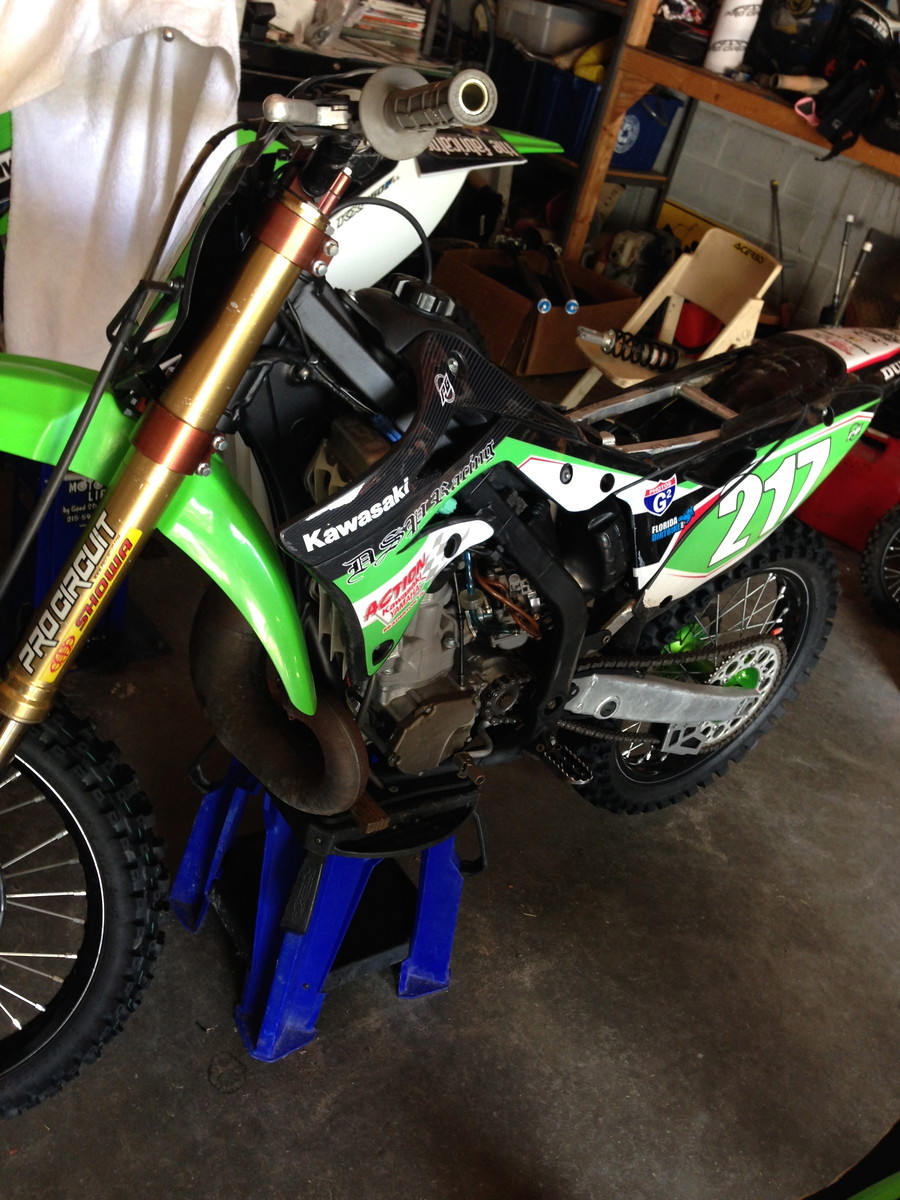 2014 Kx 250 Two Stroke Plastic Conversion - Moto-Related ... kawasaki kx250 wiring harness 