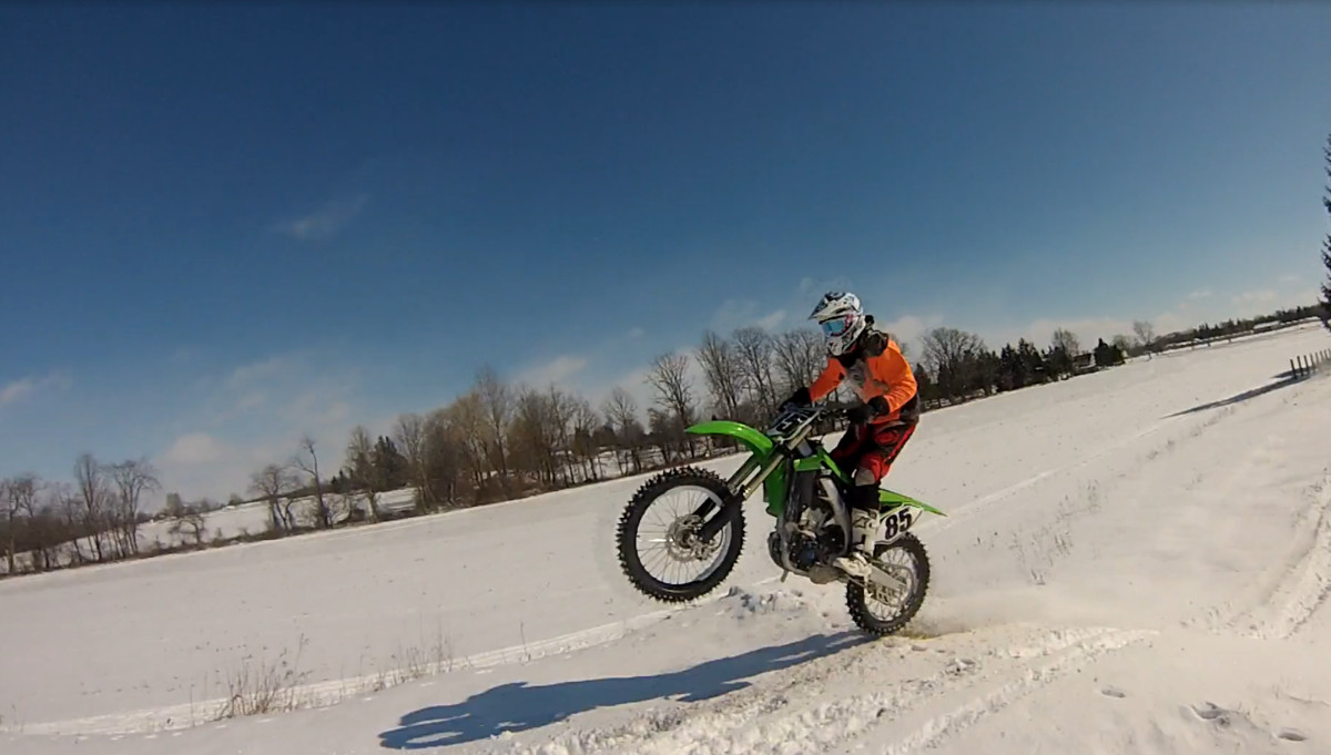 Riding Motocross In Snow (Two Stroke) MotoRelated Motocross Forums