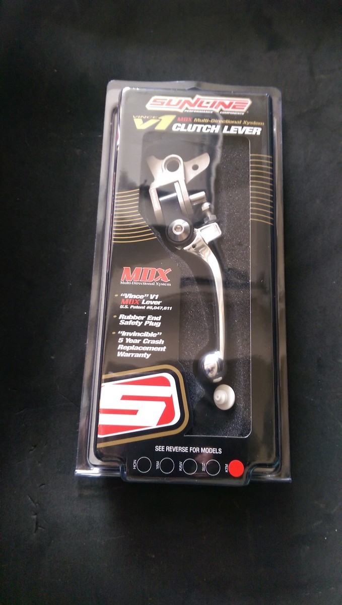 KTM breakaway Clutch Lever Sunline V1 MDX Clutch Lever for KTM Silver