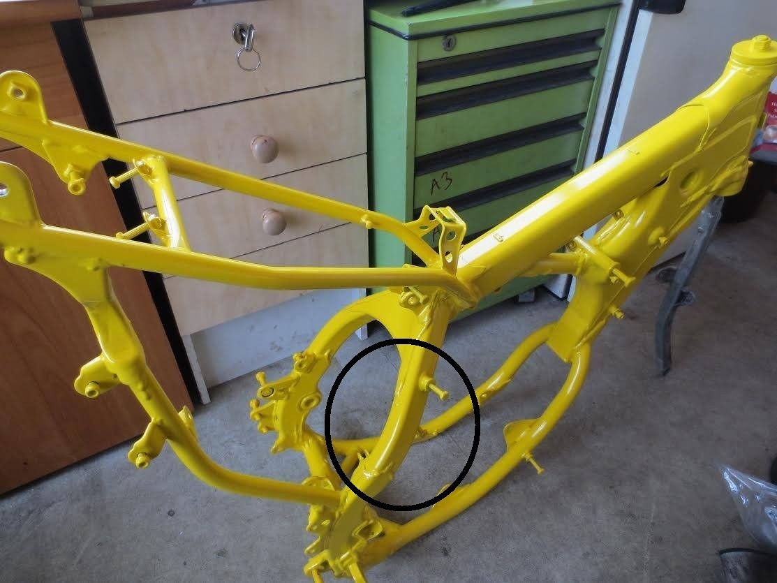 Suzuki RM125 1992 'USA' restoration Old School Moto Motocross