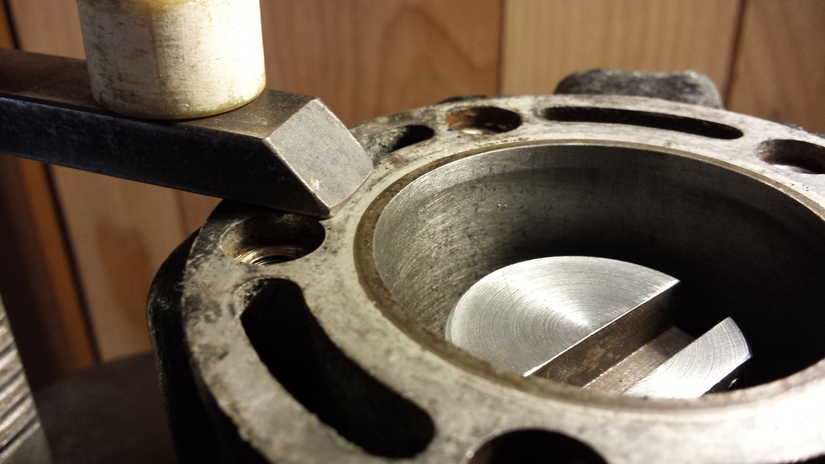 crank rebuilding and cylinder boring Old School Moto Motocross