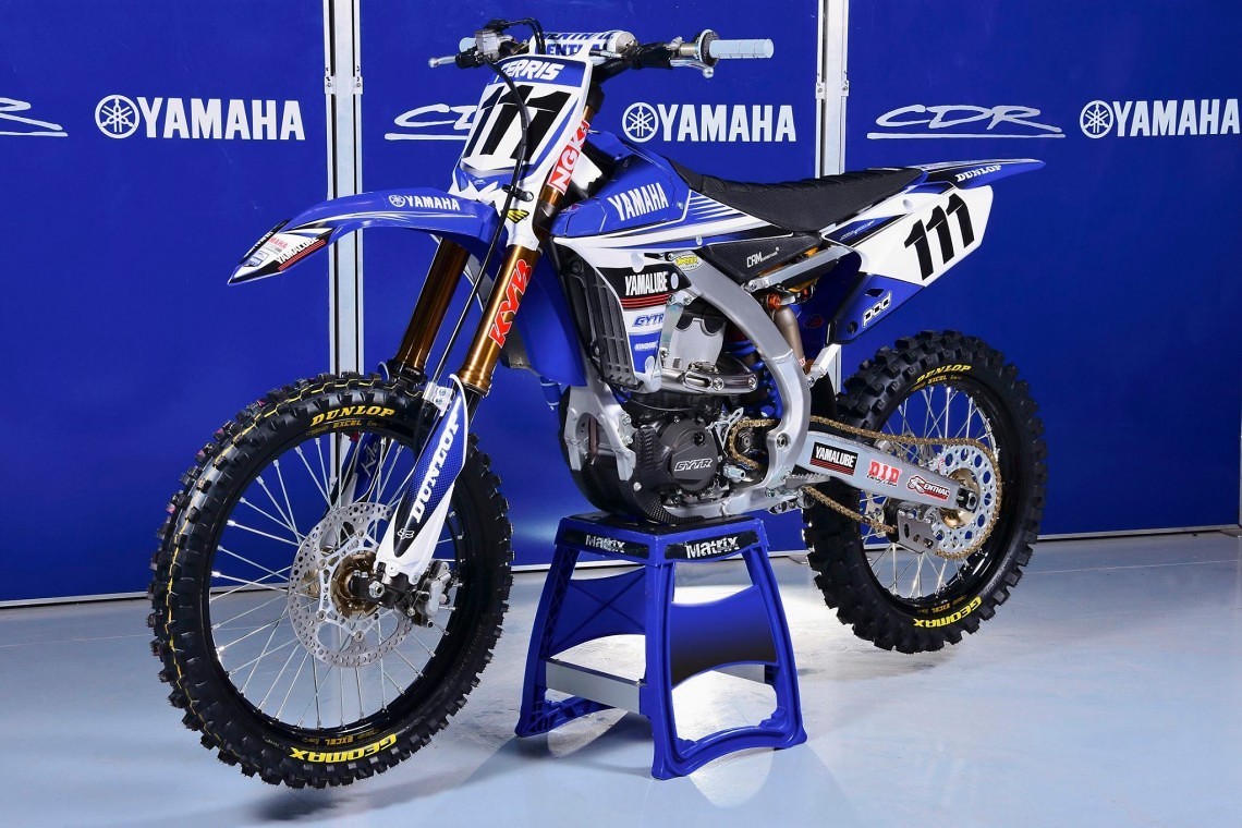 Aussie, Dean Ferris's Yamaha CDR pit photo MotoRelated Motocross