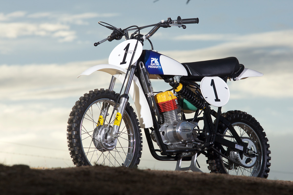 1975 Factory PK XR 75  Finished Old School Moto  