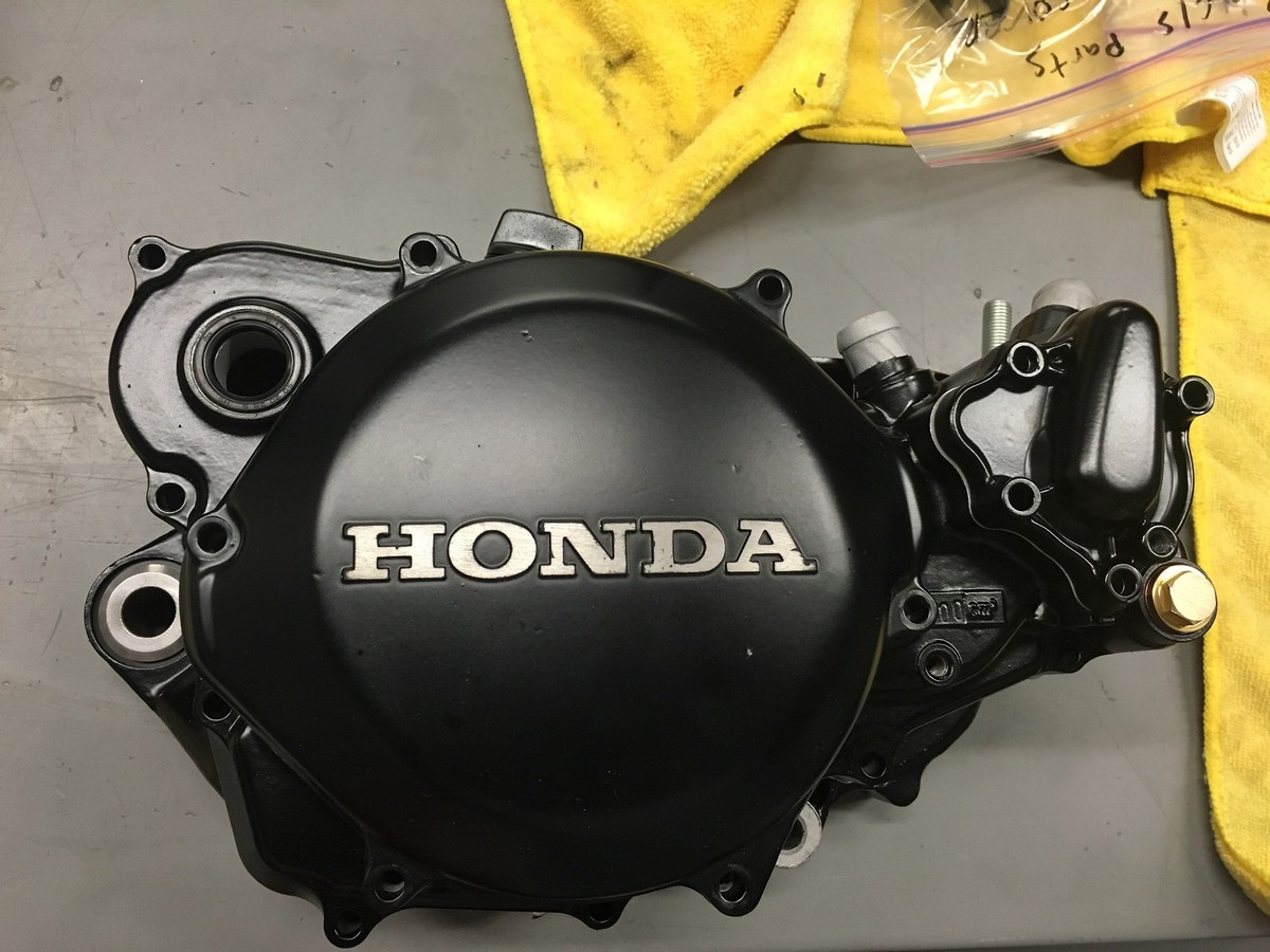 Honda engine black how much gloss? Old School Moto Motocross