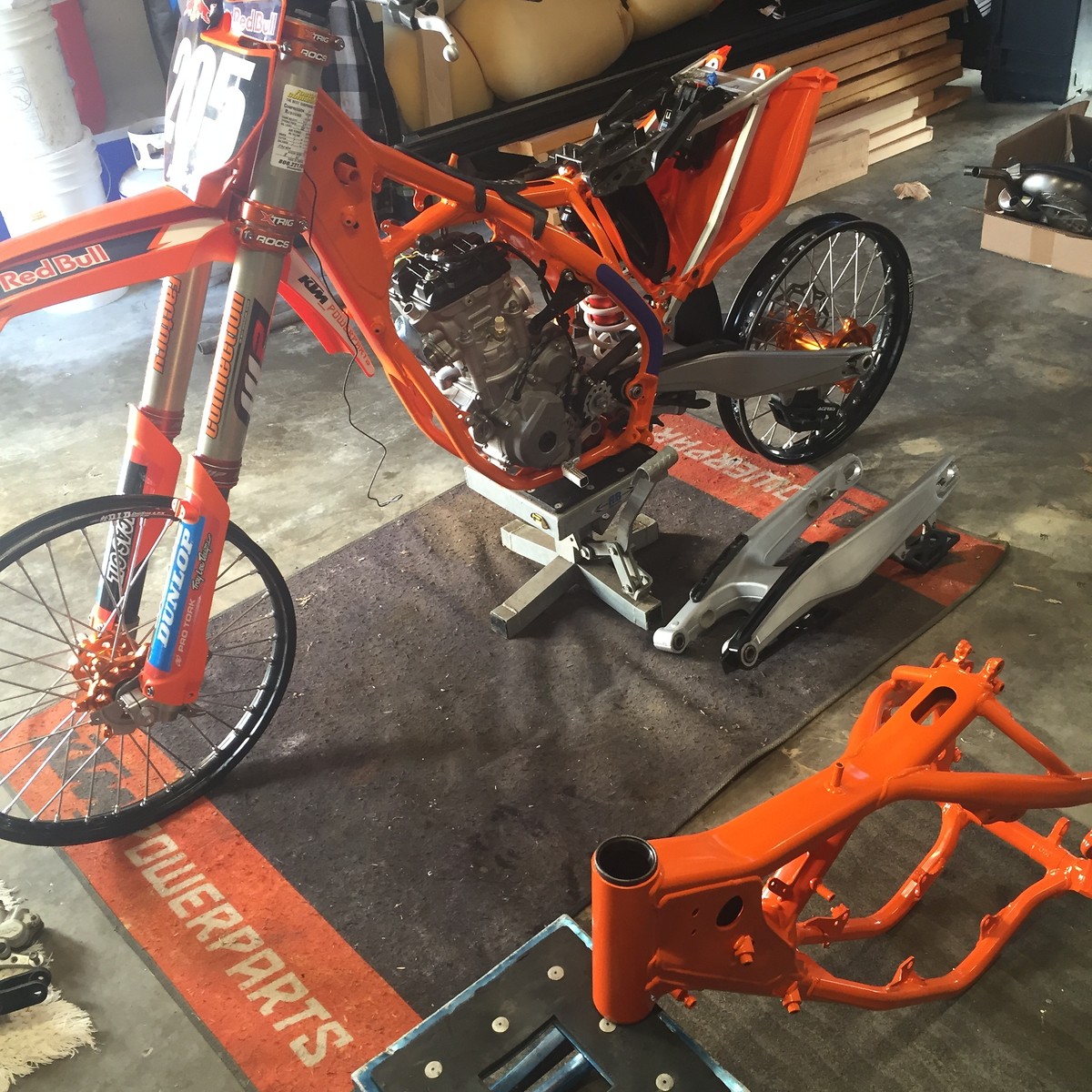 ktm orange frame