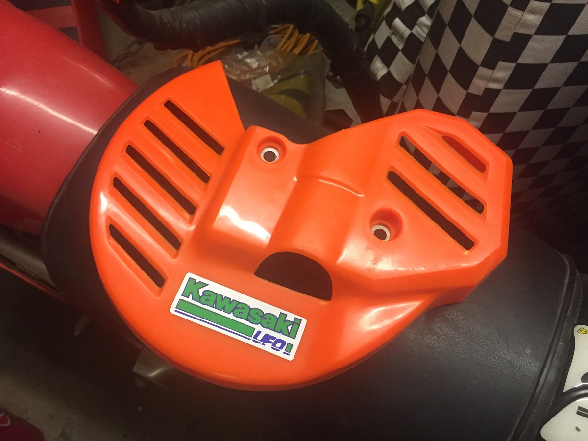 WANTED NOS Acerbis grey front disc guard Old School Moto