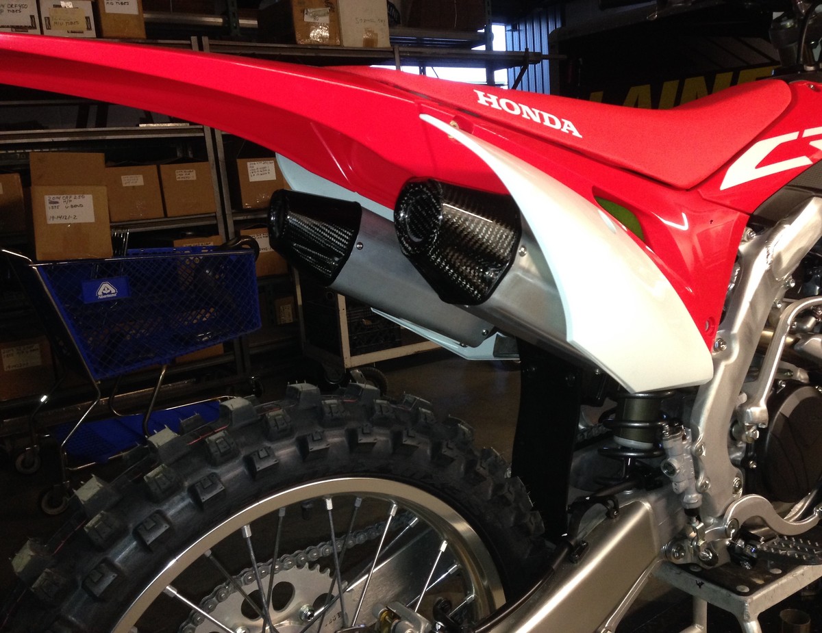 crf450r dual exhaust years