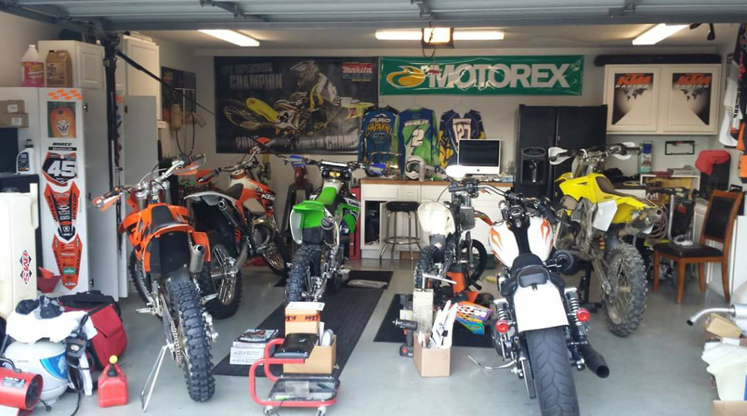 Garage Setup Finished MotoRelated Motocross Forums / Message