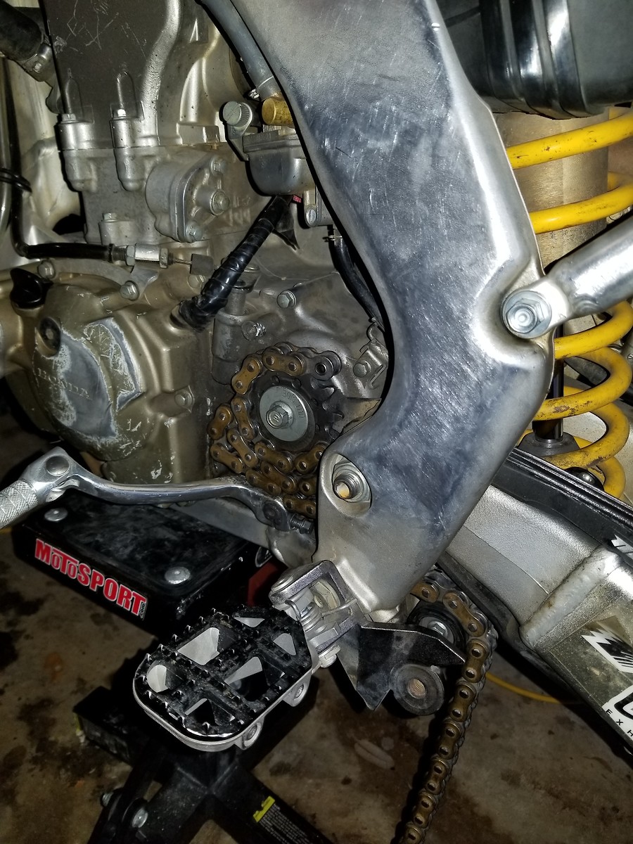 2007 crf250r chain snap damage assessment - Tech Help/Race Shop