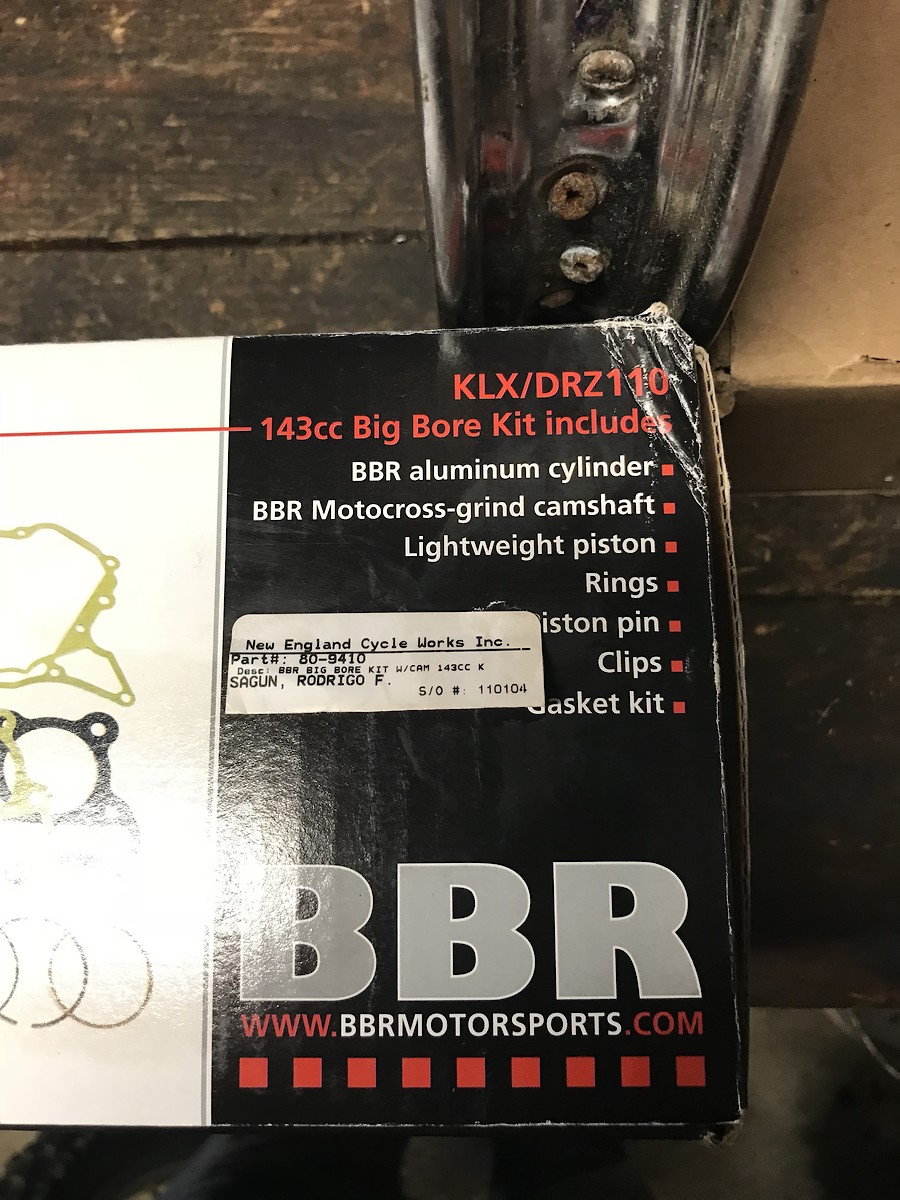 Klx110 110L Yoshimura exhaust and BBR 143 kit For Sale/Bazaar