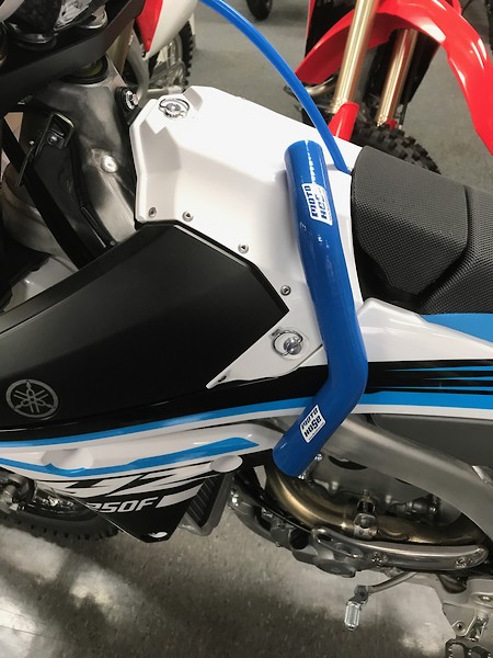 2014-2018 YAMAHA YZ250F YZF 250 MOTO HOSE COLORED RADIATOR HOSE KIT WHITE