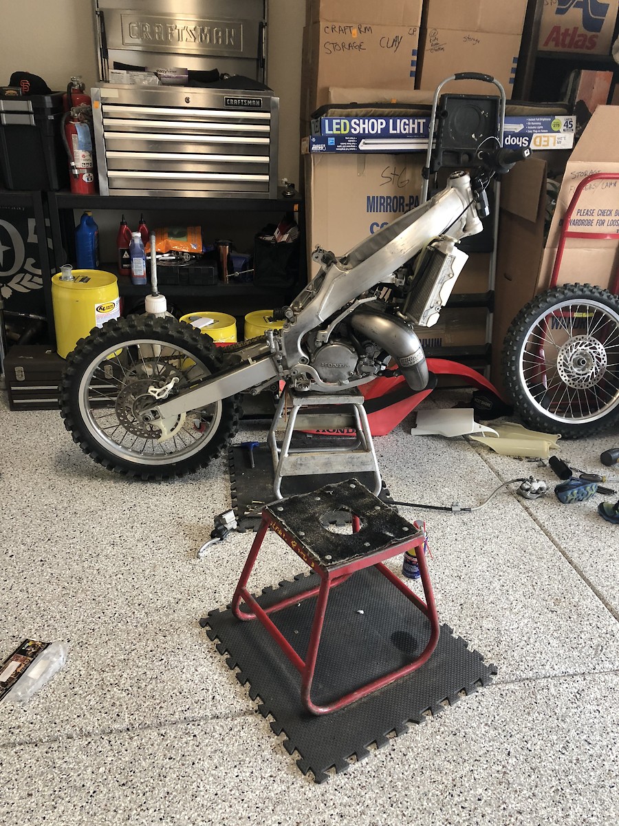 2004 CR125 with 97 motor swap Bike Builds Motocross Forums