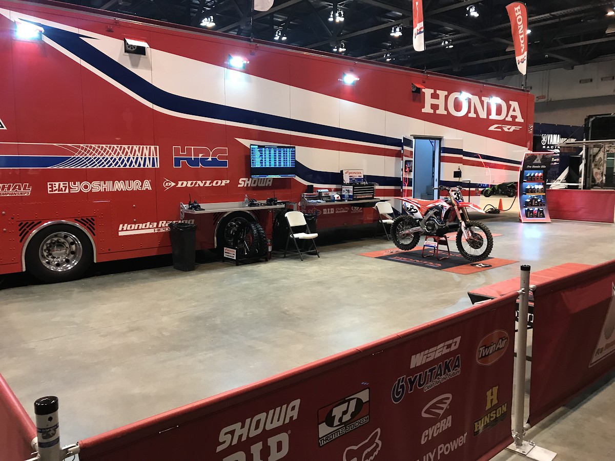 Honda pit in Saint Louis was a sad sight MotoRelated Motocross