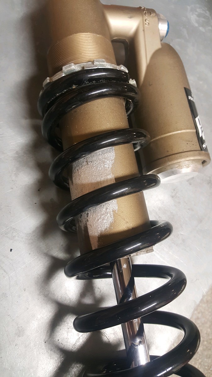 Shock spring rubbing Tech Help/Race Shop Motocross Forums / Message