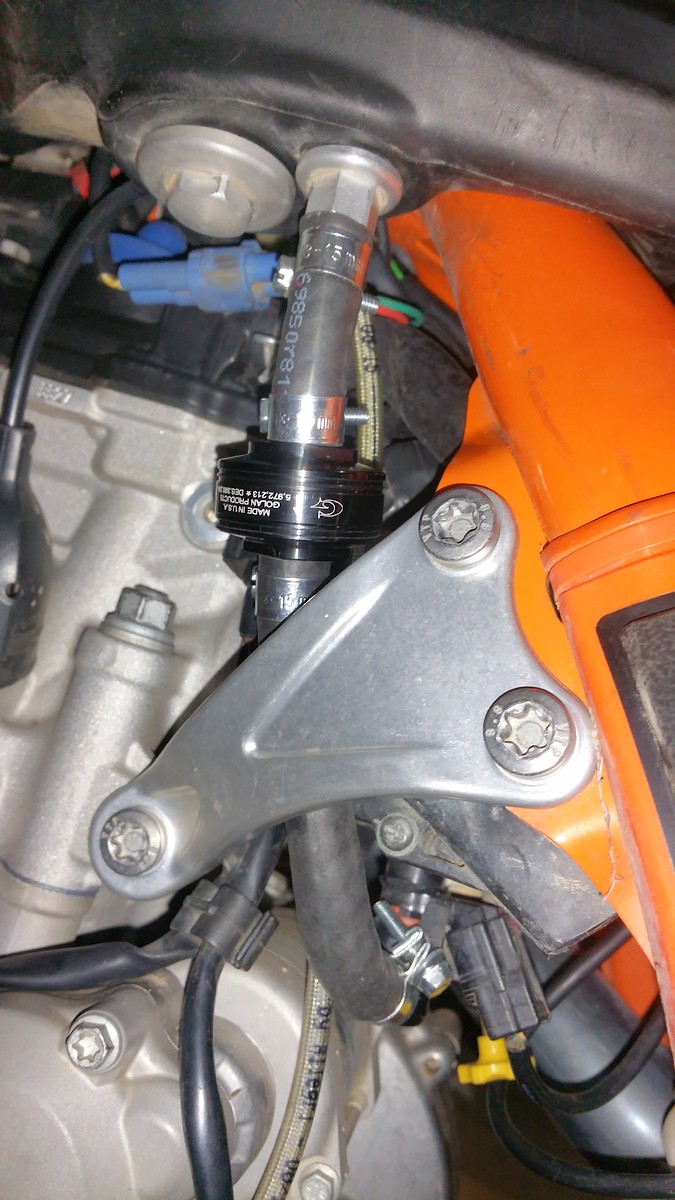 16 ktm 250f kinked gas line fix?? Tech Help/Race Shop Motocross