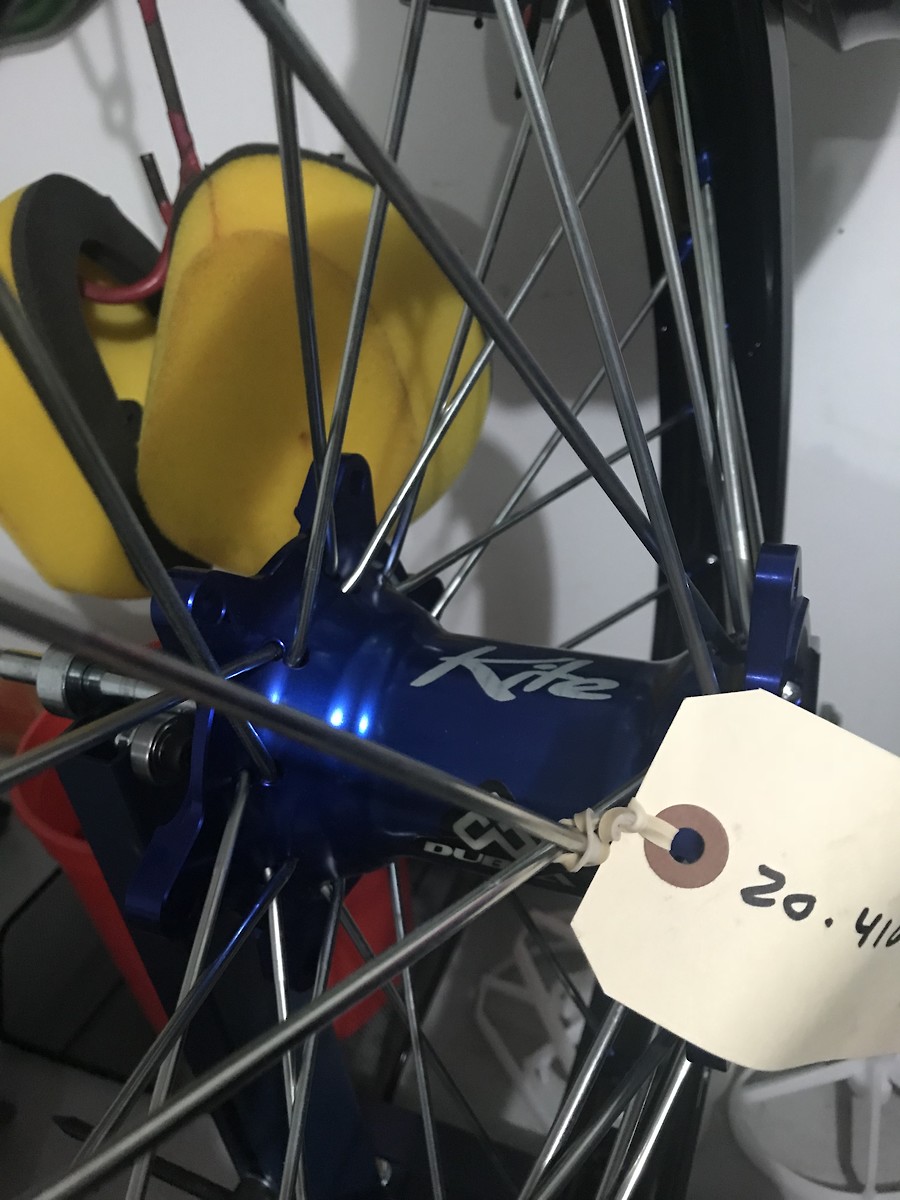 Kawasaki Kite rear wheel Hub Brand new Blue for sale/trade For Sale