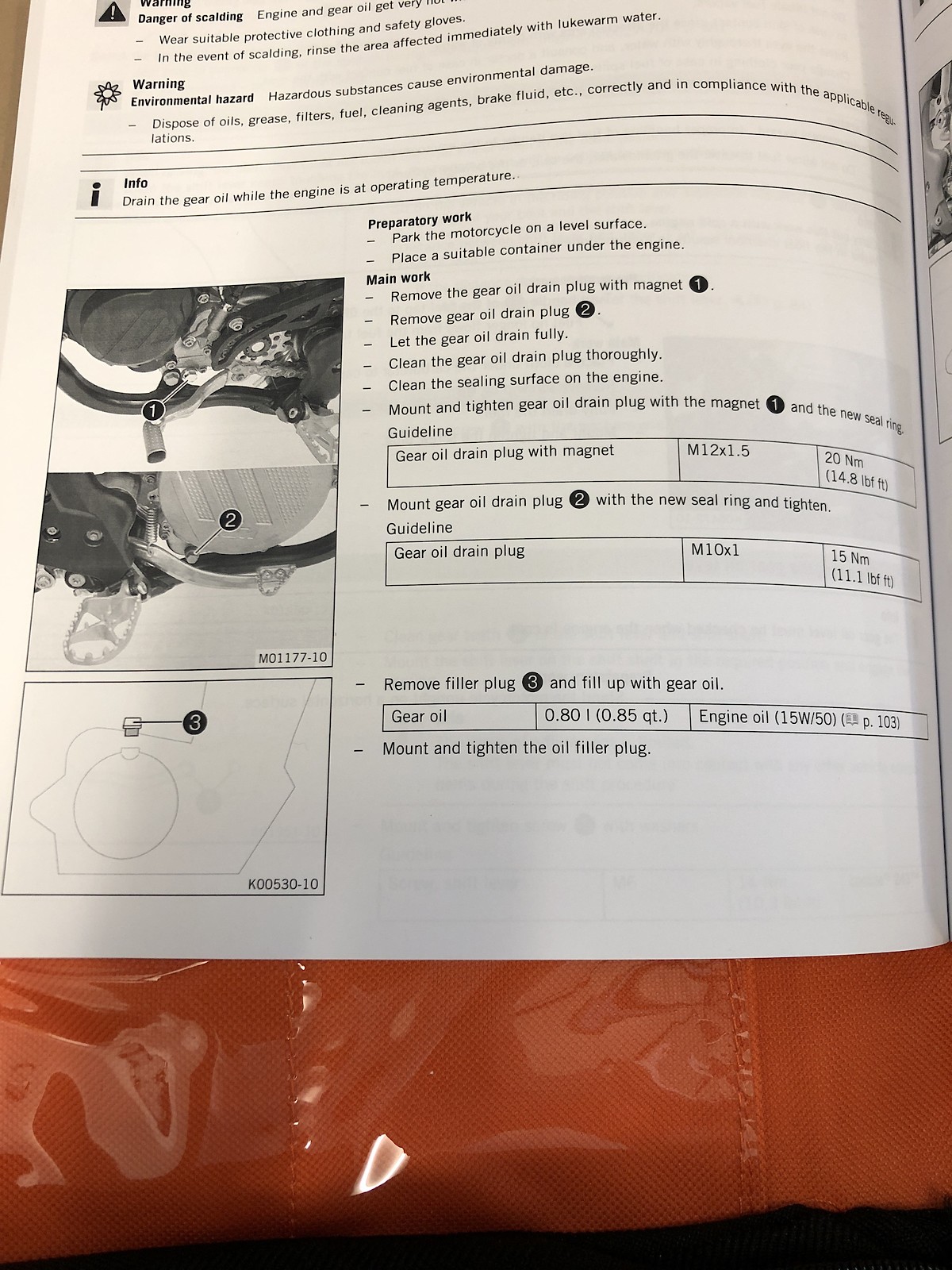 ... 150sx and in the manual it looks like it has two drain bolts for the  oil. Do I pick one, or do both and why the hell are there two bolts?