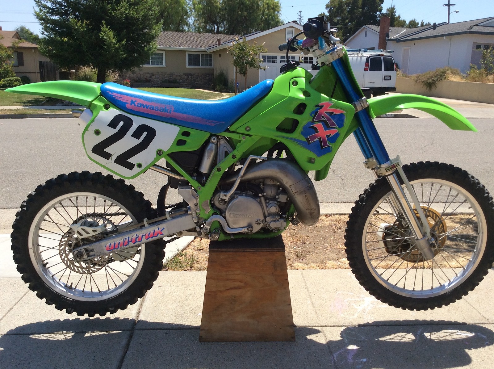 The only work needed is a new set of front fork seals, replace the original front tire, and service/tune up. Otherwise, it's ready to ride.