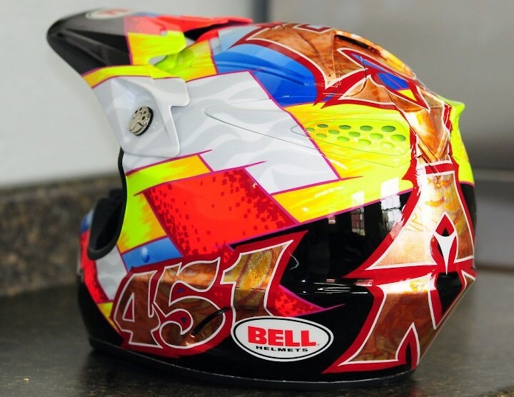 Helmets with Gold Leaf Work MotoRelated Motocross Forums / Message