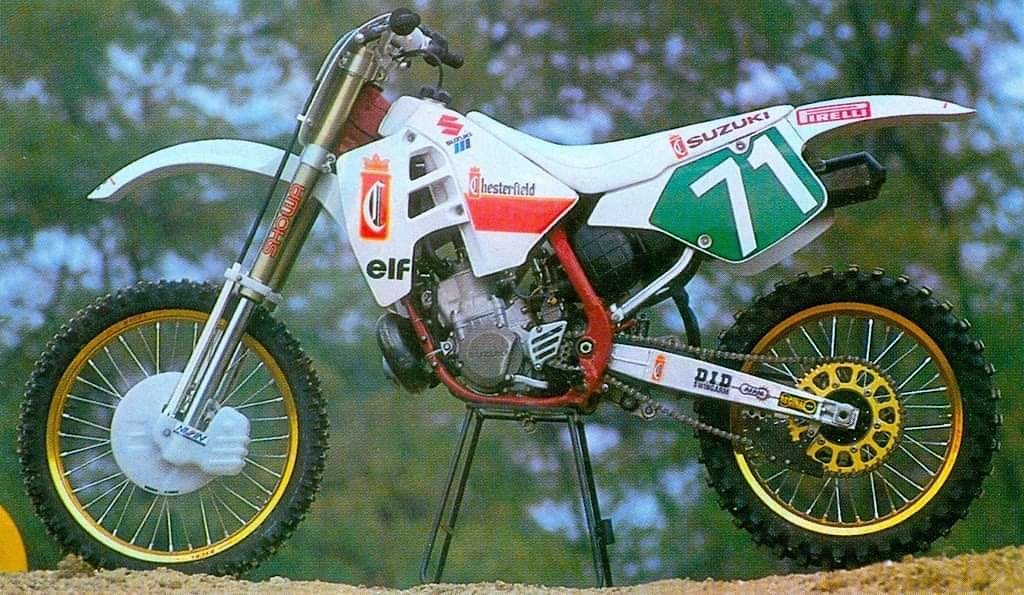 black and gold dirt bike