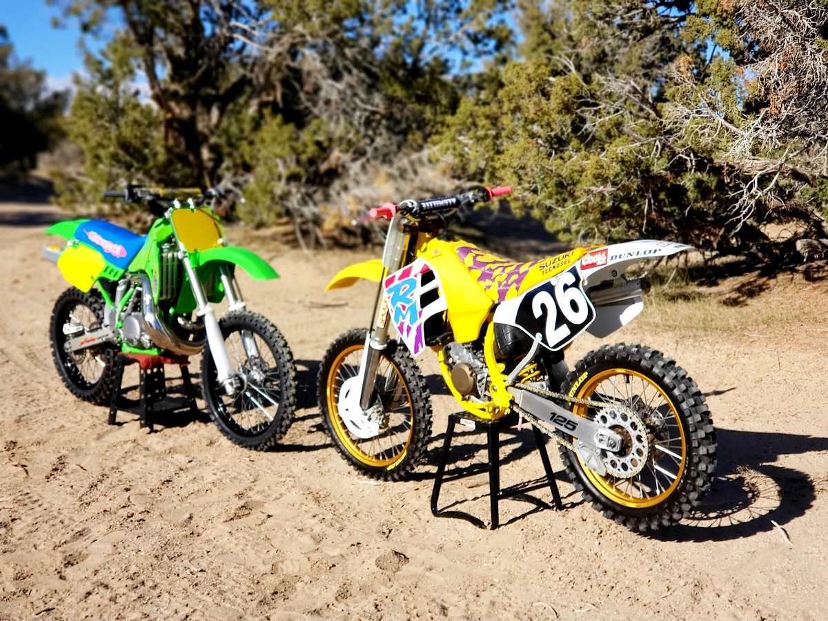 black and gold dirt bike