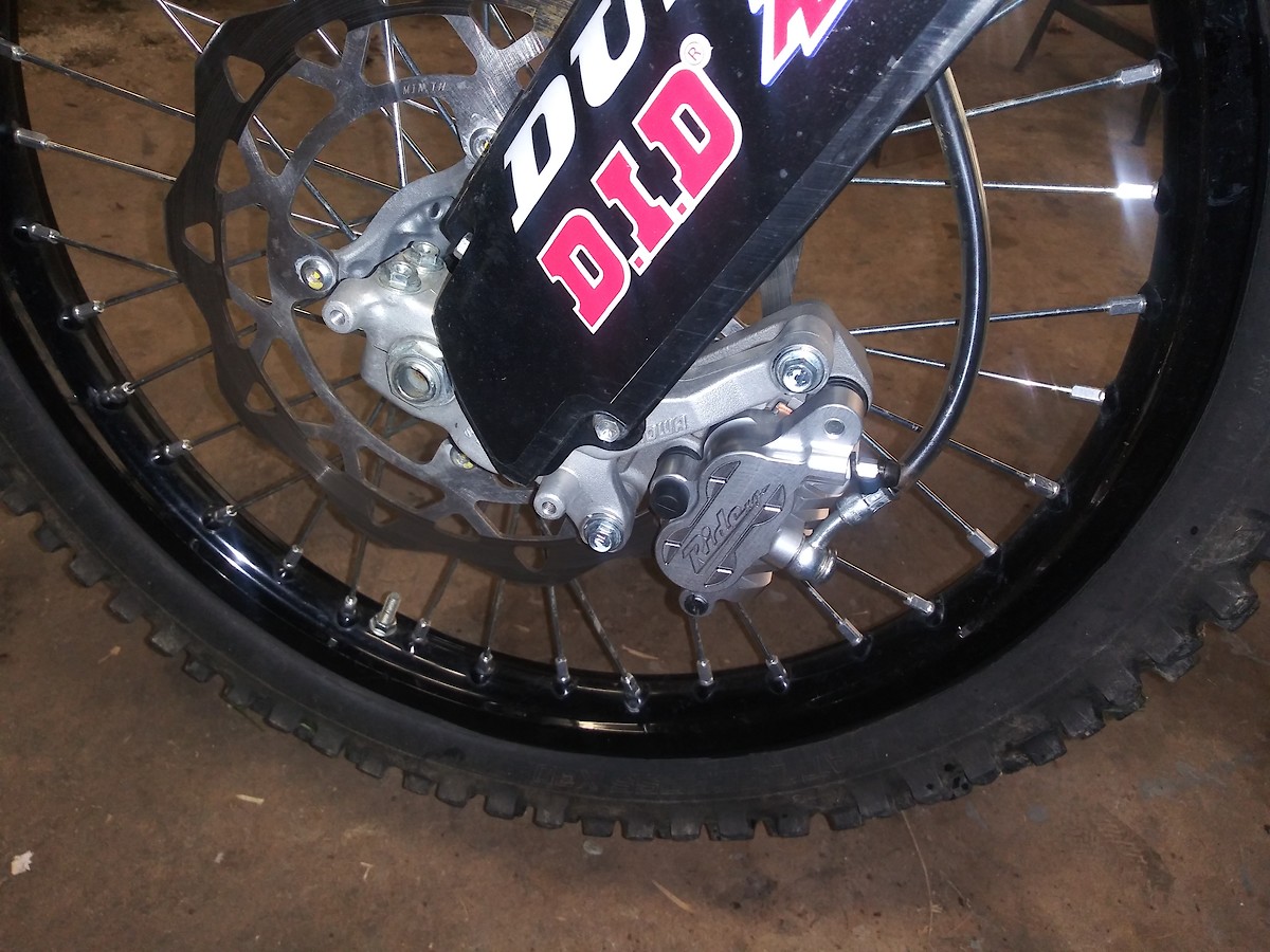 Ride engineering billet brake caliper....WOW MotoRelated Motocross
