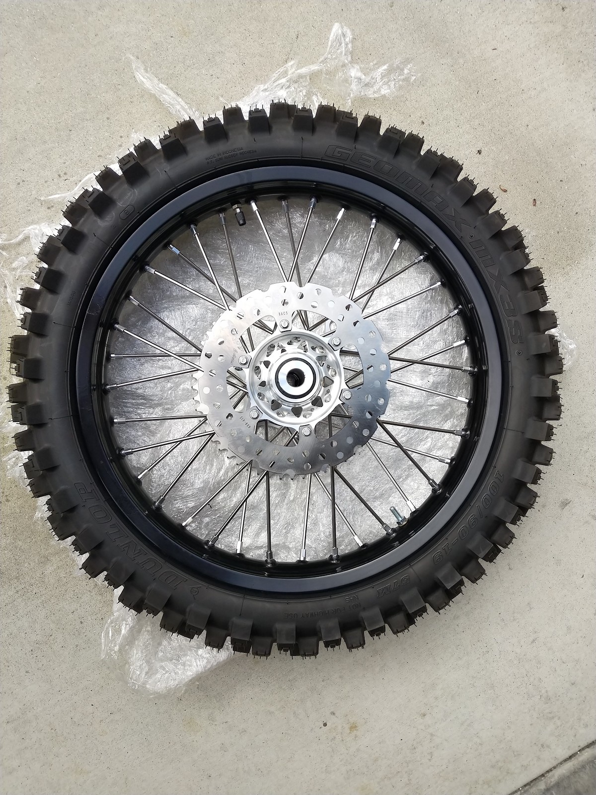 Warp9 Elite 19 Rear Wheel W Sprocket Rotor Spacers Plus 10090