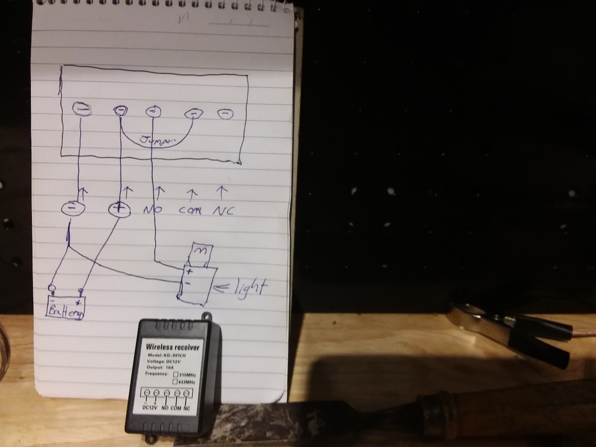 Cheap, simple warning light system for your track. How to .. - Moto