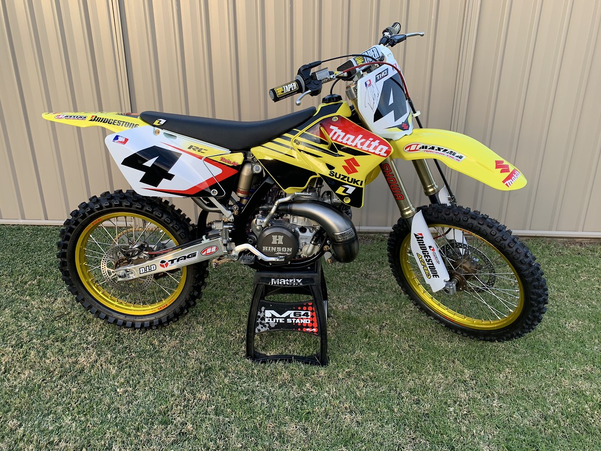 Factory RM250 RC4 replica Update (Hinson works cover, carbon disc guard