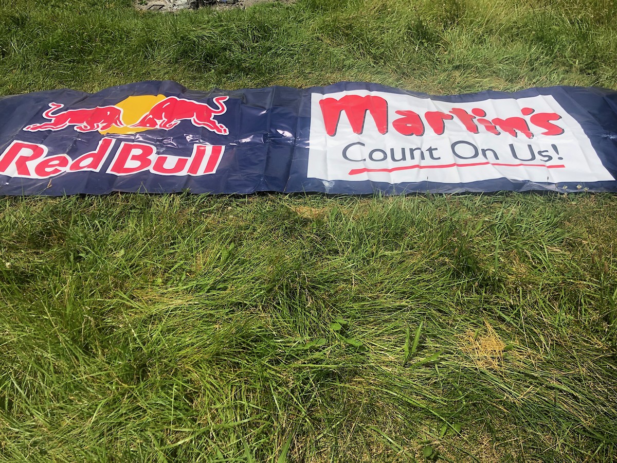 4X10 KTM Banner & 4X20 Redbull (Martin) Redbud Specialty Banner For