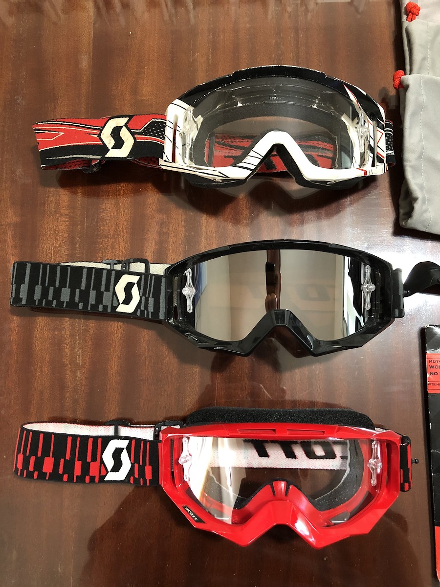 Scott Hustle Goggles 3 pairs extra lenses/tear offs For Sale/Bazaar
