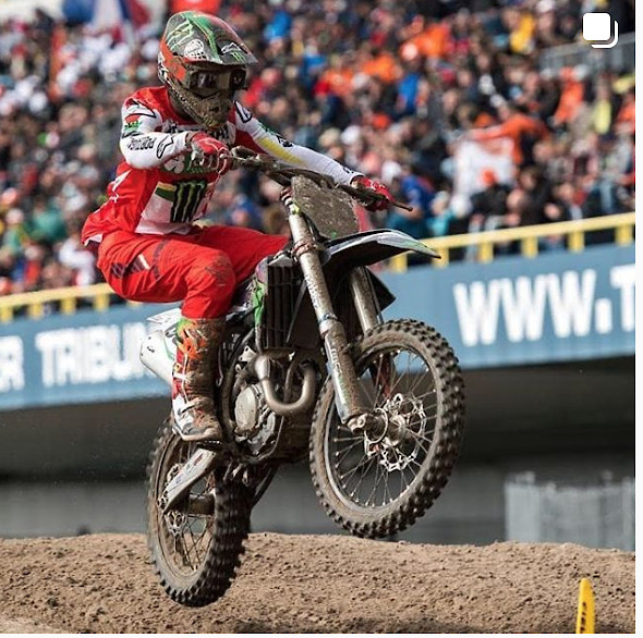 Black motocross rider clearance