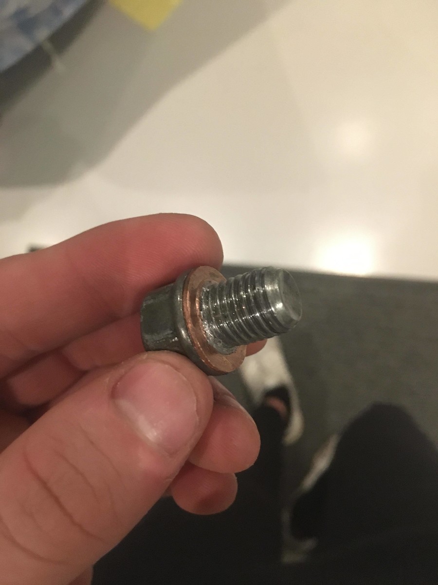 Thread damage oil drain plug.. Tech Help/Race Shop Motocross Forums