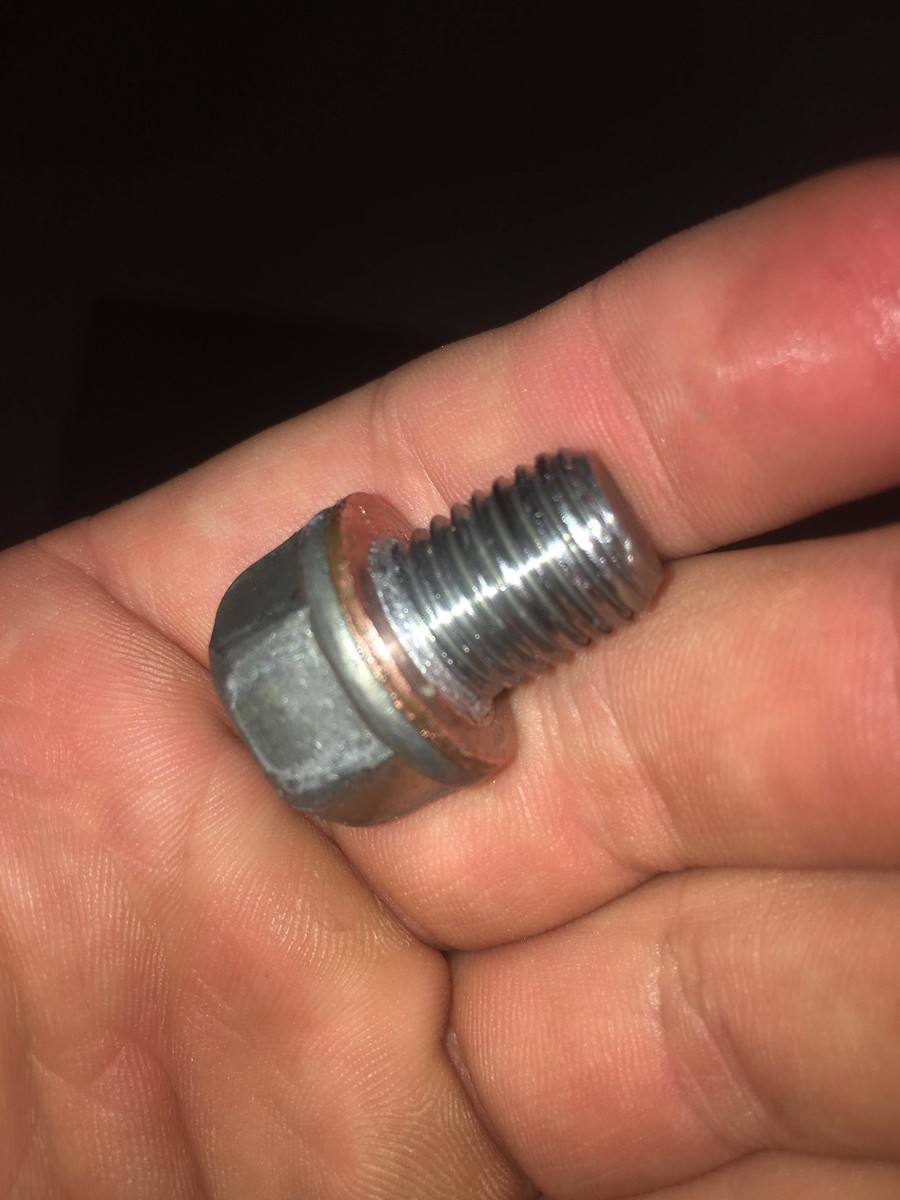 Thread damage oil drain plug.. Tech Help/Race Shop Motocross Forums