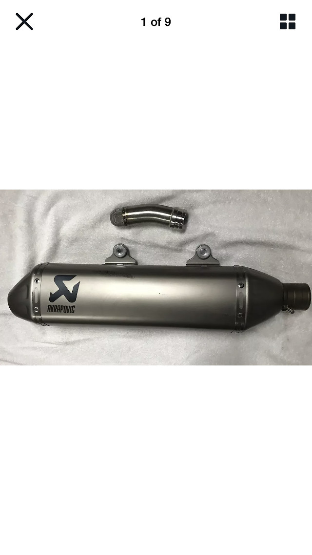 Akrapovic KTM muffler For Sale/Bazaar Motocross Forums / Message
