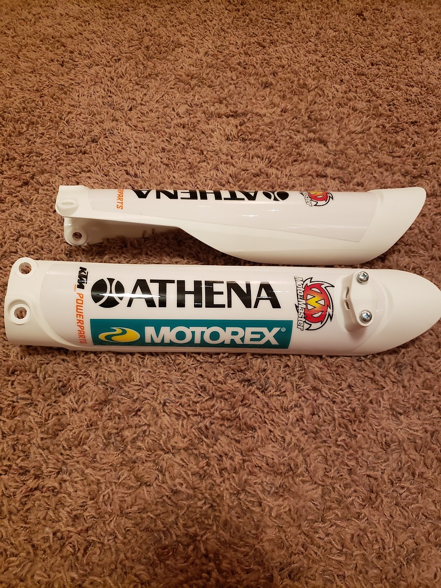 15+ KTM Fork Guards w/ Decals For Sale/Bazaar Motocross Forums